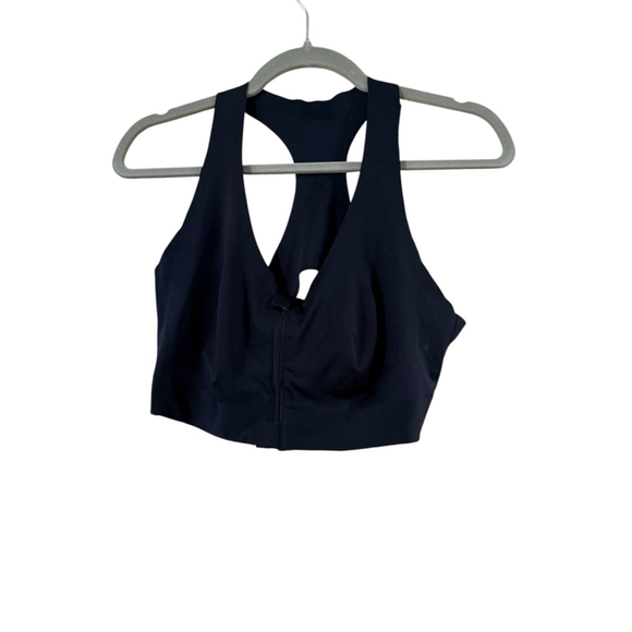 C9 Champion Black Zip Front Racerback Sports Bra XL - Picture 8 of 9